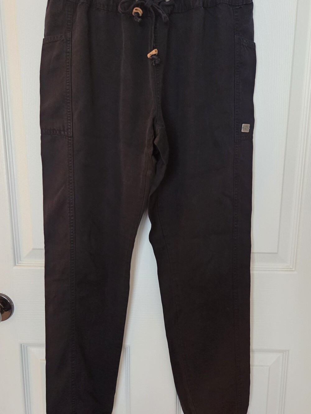 TENTREE Woman's Black Drawstring Casual Pants/Joggers, XS